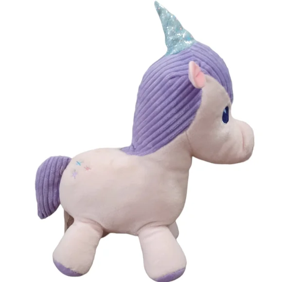 ✓Kohl's Cares 11" Plush Unicorn Pink & Purple Blue Horn Lovey fairy core - Picture 2 of 7